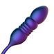 Анальний вібратор-пульсатор з ерекційним кільцем Hueman Deep Impact Cock & Ball Ring With Thrusting Prostate Stimulator