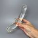 Скляний ділдо Satisfyer Double Crystal light blue - фото товару