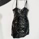 Сорочка сукня і трусики Passion BELLATRIX CHEMISE black S/M