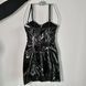 Сорочка сукня і трусики Passion BELLATRIX CHEMISE black S/M