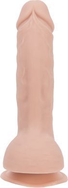 Фаллоимитатор ADDICTION BRAD 7.5" Dildo With Balls, Beige (19 см) - фото