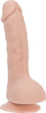 Фаллоимитатор ADDICTION BRAD 7.5" Dildo With Balls, Beige (19 см) - фото