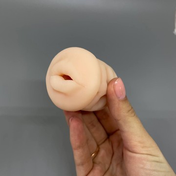 Alive Oral Experience Mini Masturbator - яйцо мастурбатор-рот для мужчин Flesh - фото