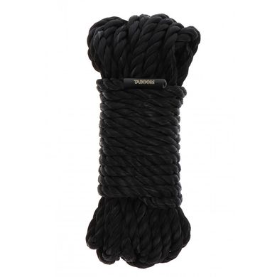 Мотузка для бондажа BDSM Taboom Bondage Rope (10 м), 7 мм чорна