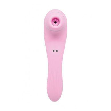 Wooomy Smoooch Pink Clitoral Suction & Vibration - вакуумний вібратор рожевий - фото