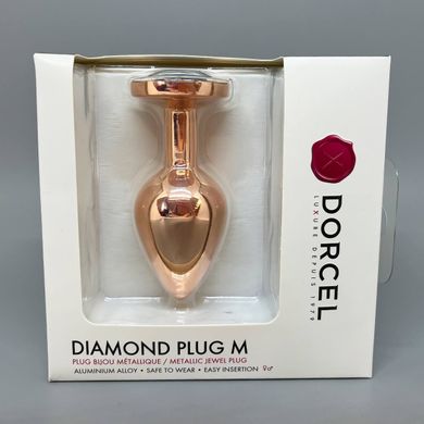 Анальна пробка зі стразом Dorcel Diamond Plug M (3,4 см) - фото