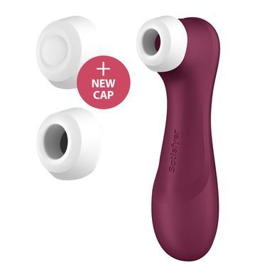 Satisfyer Pro 2 Generation 3 Wine Red - вакуумный стимулятор клитора - фото