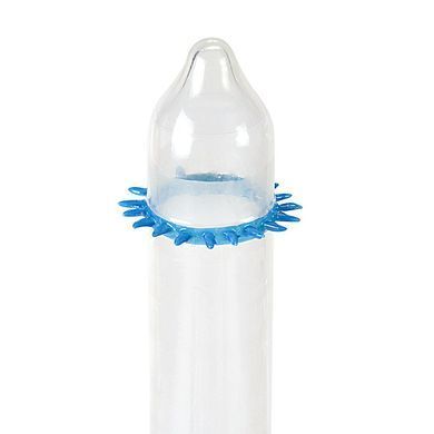 Презерватив з шипами Recare Spike Condom Blue (1 шт) блакитний - фото