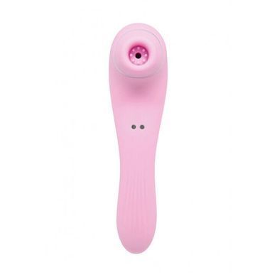 Wooomy Smoooch Pink Clitoral Suction & Vibration - вакуумный вибратор розовый - фото