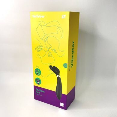 Satisfyer Endless Fun Black - багатофункціональний вібратор (пом'ята упаковка) - фото