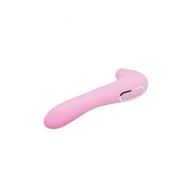 Wooomy Smoooch Pink Clitoral Suction & Vibration - вакуумный вибратор розовый - фото