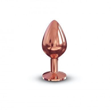 Анальна пробка з чорним стразом Dorcel Diamond M (3,4 см) - фото