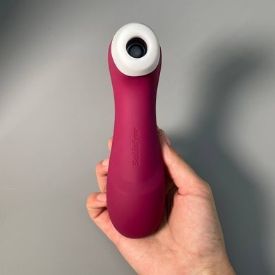 Satisfyer Pro 2 Generation 3 Wine Red - вакуумный стимулятор клитора - фото