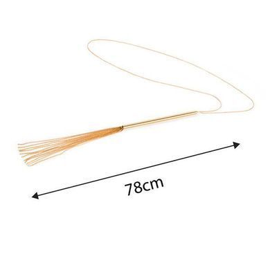 Ланцюжок батіг на шию Bijoux Indiscrets MAGNIFIQUE Necklace Whip Gold