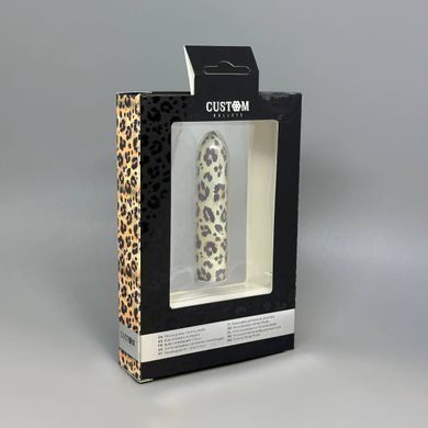 Вибропуля на USB-зарядке Custom Bullets Leopard леопард - фото