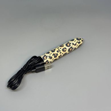 Вибропуля на USB-зарядке Custom Bullets Leopard леопард - фото