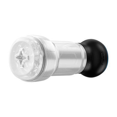 Kiiroo Feel Pocket Crystal PowerBlow Combo Set - мастурбатор+вакуумна насадка - фото