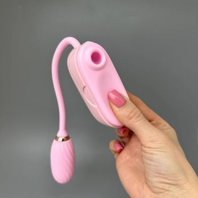 Віброяйце з вакуумним стимулятором клітора Otouch LOUIS VIBRATOR Pink - фото