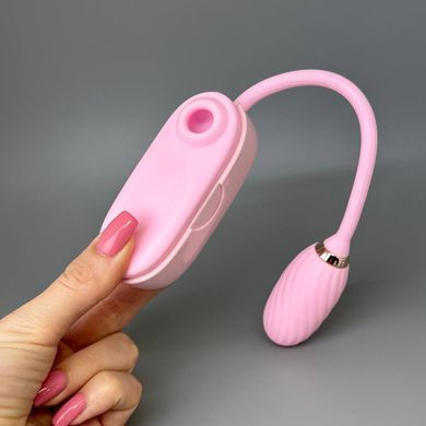 Віброяйце з вакуумним стимулятором клітора Otouch LOUIS VIBRATOR Pink - фото