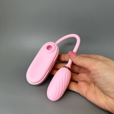 Віброяйце з вакуумним стимулятором клітора Otouch LOUIS VIBRATOR Pink - фото