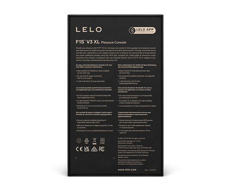 LELO F1S V3 XL Teal смарт-мастурбатор для чоловіків - фото