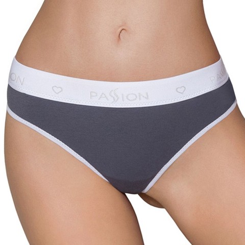 Спортивные трусики-стринги Passion PS007 PANTIES dark grey L