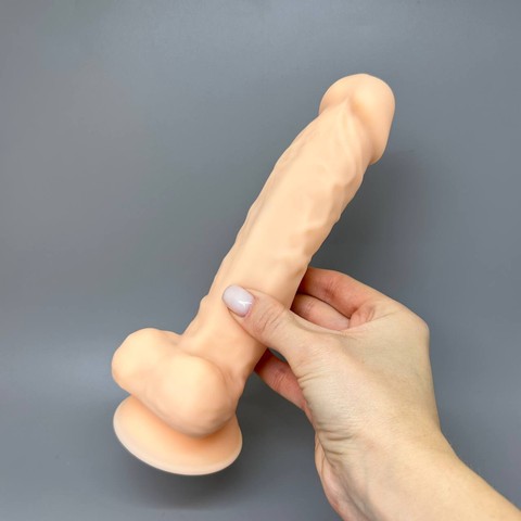 Фаллоимитатор с вибрацией SilexD Vetus Vibro Flesh MODEL 1 size 8in (20 см) - фото