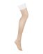 Панчохи Obsessive Heavenlly stockings white XS/S  - фото товару