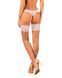 Чулки Obsessive Heavenlly stockings white XS/S  - фото товара