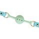Кляп с шариком Liebe Seele Blue Lamb Leather Ball Gag with Velvet Lining - фото товара
