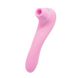 Wooomy Smoooch Pink Clitoral Suction & Vibration - вакуумний вібратор рожевий - фото товару