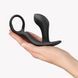 Анальна пробка з ерекційним кільцем Fun Factory Bootie Ring Black 2,8 см чорна - фото товару