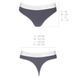 Спортивные трусики-стринги Passion PS007 PANTIES dark grey L