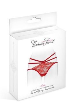 Трусики з відкритою попкою Fashion Secret Nadia Red S/M/L