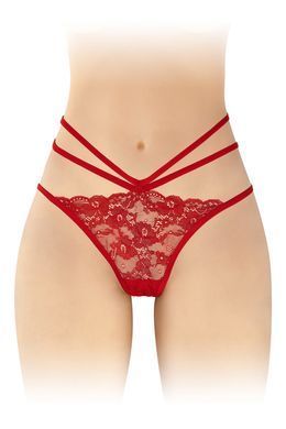 Трусики з відкритою попкою Fashion Secret Nadia Red S/M/L