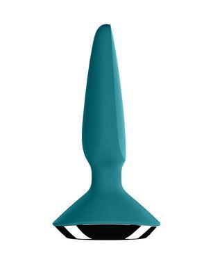 Анальна смарт-вібропробка Satisfyer Plug-ilicious 1 Petrol 2,8 см - фото