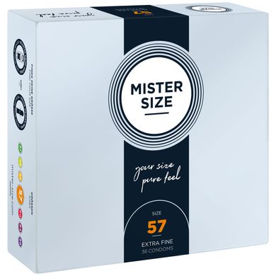 Презервативи Mister Size pure feel 57 (36 шт.) - фото