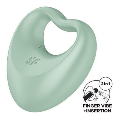 Пальчиковий вібратор та кільце для пеніса 2в1 Satisfyer Perfect Pair 3 - фото