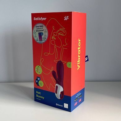 Satisfyer Hot Bunny - смарт вібратор-кролик з підігрівом - фото