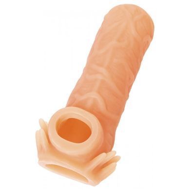 Насадка на член с отверстием для мошонки Kokos Nude Sleeve NS 005-L - фото
