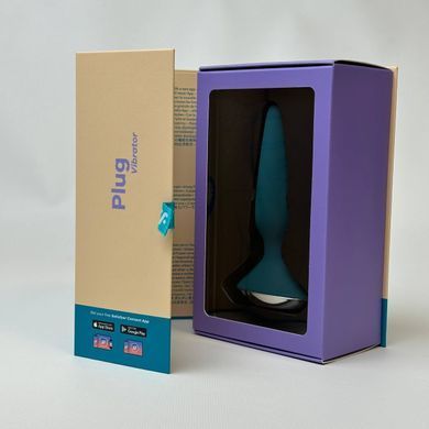 Анальна смарт-вібропробка Satisfyer Plug-ilicious 1 Petrol 2,8 см - фото
