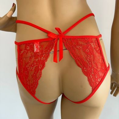 Трусики з відкритою попкою Fashion Secret Nadia Red S/M/L
