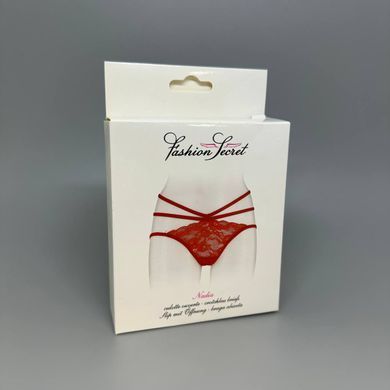 Трусики з відкритою попкою Fashion Secret Nadia Red S/M/L