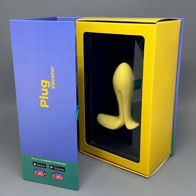 Анальна смарт-вібропробка Satisfyer Intensity Plug Gold золотиста 2,5 см - фото
