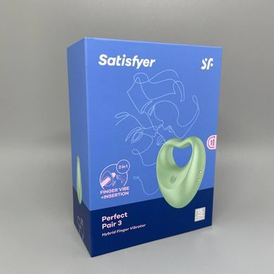 Пальчиковий вібратор та кільце для пеніса 2в1 Satisfyer Perfect Pair 3 - фото