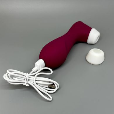 Satisfyer Pro 2 Generation 3 Wine Red - вакуумний кліторальний смарт-стимулятор - фото