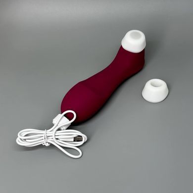 Satisfyer Pro 2 Generation 3 Wine Red - вакуумний кліторальний смарт-стимулятор - фото