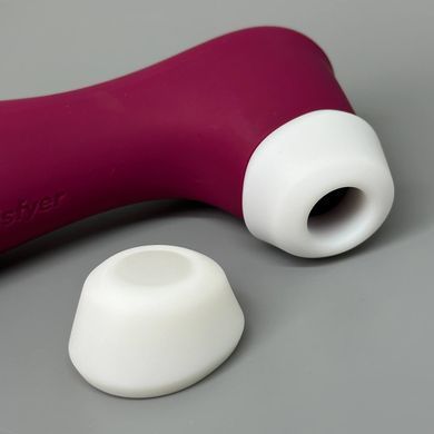 Satisfyer Pro 2 Generation 3 Wine Red - вакуумний кліторальний смарт-стимулятор - фото