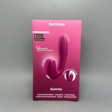 Satisfyer Sunray Berry - вакуумный смарт-вибратор - фото