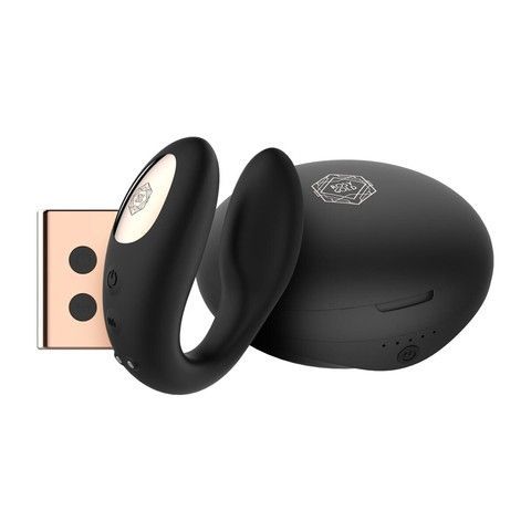 Вібратор для пар Rosy Gold Remote Control Couple Vibrator - фото